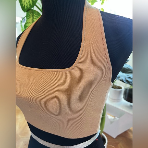 Halter Top, Beige/Nude, XS - Picture 2 of 5
